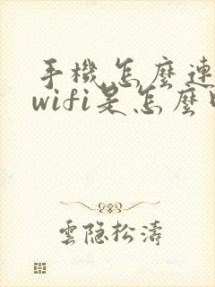 手机怎么连不上wifi是怎么回事