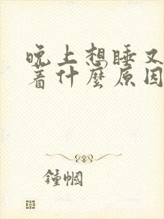 晚上想睡又睡不着什么原因封面