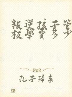 叛逆孩子管教学校学费多少钱一年