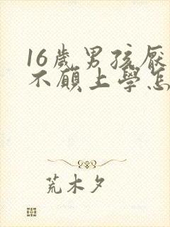 16岁男孩厌学不愿上学怎么办