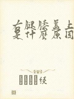 右腿膝盖上楼疼是什么原因封面