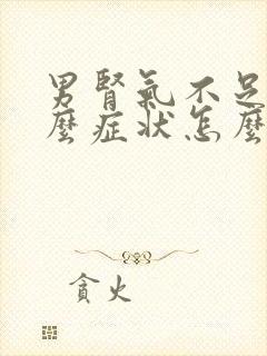 男肾气不足有什么症状怎么调理