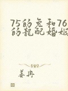 75的兔和76的龙配婚姻好不好