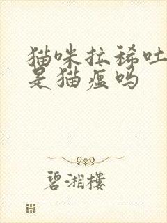 猫咪拉稀吐黄水是猫瘟吗