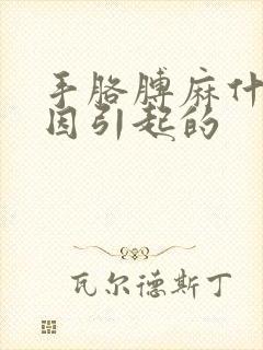 手胳膊麻什么原因引起的封面