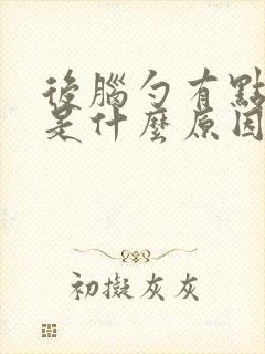 后脑勺有点胀痛是什么原因