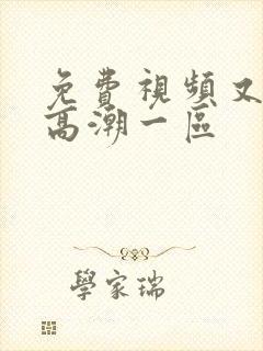 免费视频又爽又高潮一区