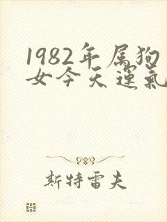 1982年属狗女今天运气怎么样