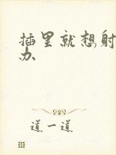 插里就想射怎么办