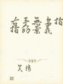 右手无名指带戒指的意义