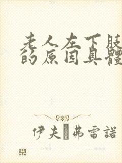 老人左下肢浮肿的原因具体有哪些封面