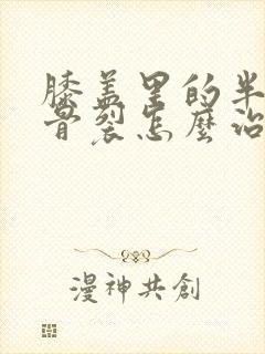 膝盖里的半月板骨裂怎么治