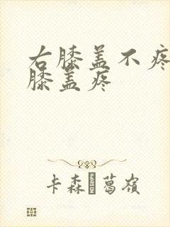 右膝盖不疼了左膝盖疼