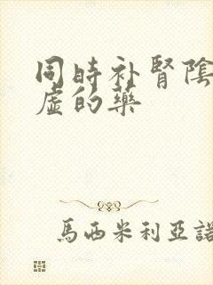 同时补肾阴阳两虚的药封面