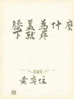 膝盖为什么一蹲下就疼封面