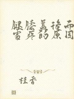 腿膝盖后面弯曲处疼的原因