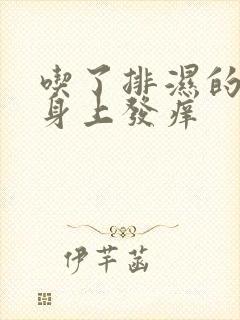 吃了排湿的中药身上发痒