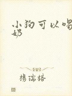 小狗可以喝的酸奶