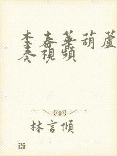 李春华葫芦丝演奏视频封面