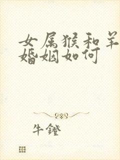 女属猴和羊相配婚姻如何封面