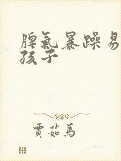 脾气暴躁易怒打孩子