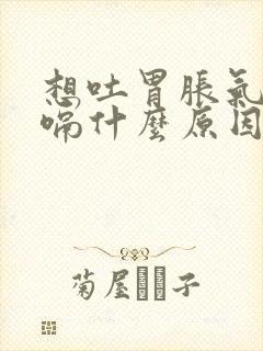 想吐胃胀气还打嗝什么原因