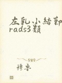 左乳小结节birads3类