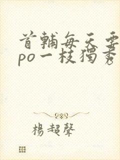 首辅每天要不够po一枝独秀全文