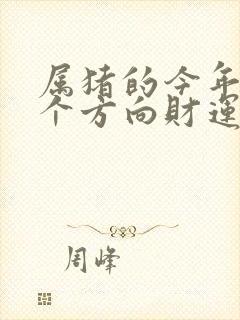 属猪的今年在哪个方向财运好