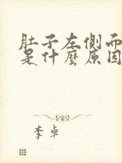 肚子左侧面疼痛是什么原因