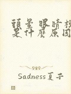 头晕 眼睛模糊是什么原因呢