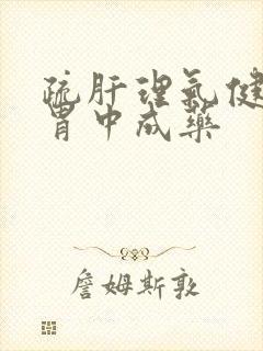 疏肝理气健脾和胃中成药封面