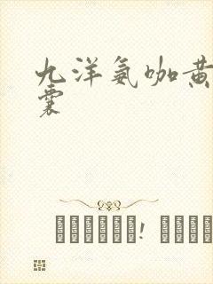 九洋氨咖黄敏胶囊封面