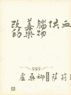 改善脑供血不好的药物