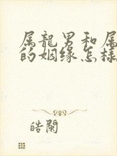 属龙男和属龙女的姻缘怎样封面