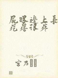 屁眼边上长个硬疙瘩很疼