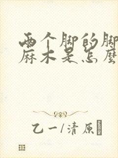 两个脚的脚趾头麻木是怎么回事封面