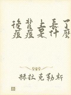 后背上长了好多痘痘是什么原因