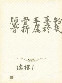 胫骨平台粉碎性骨折属于几级伤残