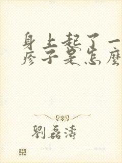 身上起了一些红疹子是怎么回事