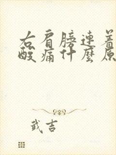 右肩膀连着胳膊酸痛什么原因