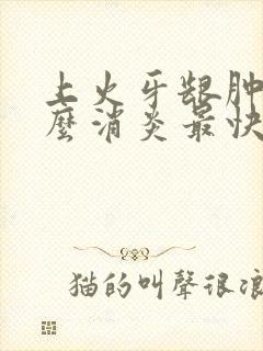 上火牙龈肿痛怎么消炎最快最有效的方法