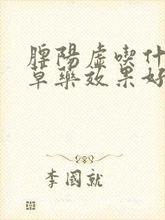 脾阳虚吃什么中草药效果好