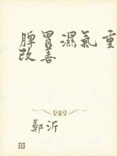 脾胃湿气重怎么改善