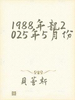 1988年龙2025年5月份运势