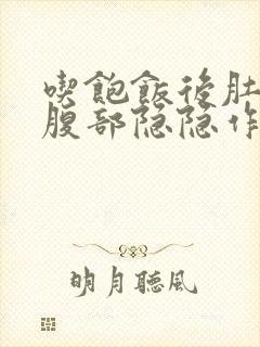 吃饱饭后肚脐下腹部隐隐作痛封面