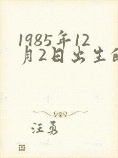 1985年12月2日出生的人的命