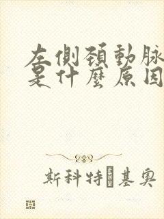 左侧颈动脉斑块是什么原因