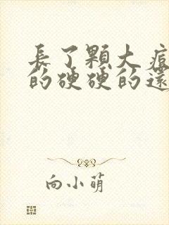 长了颗大痘红红的硬硬的还痛
