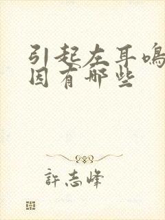 引起左耳鸣的原因有哪些